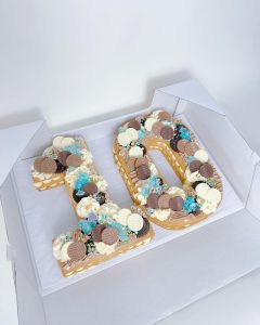Numeral Cookie Cake
