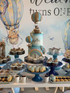 Hot air balloon party
