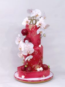 Milestone oriental cake