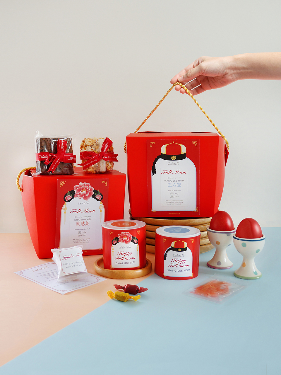 Oriental Baby Announcement Package