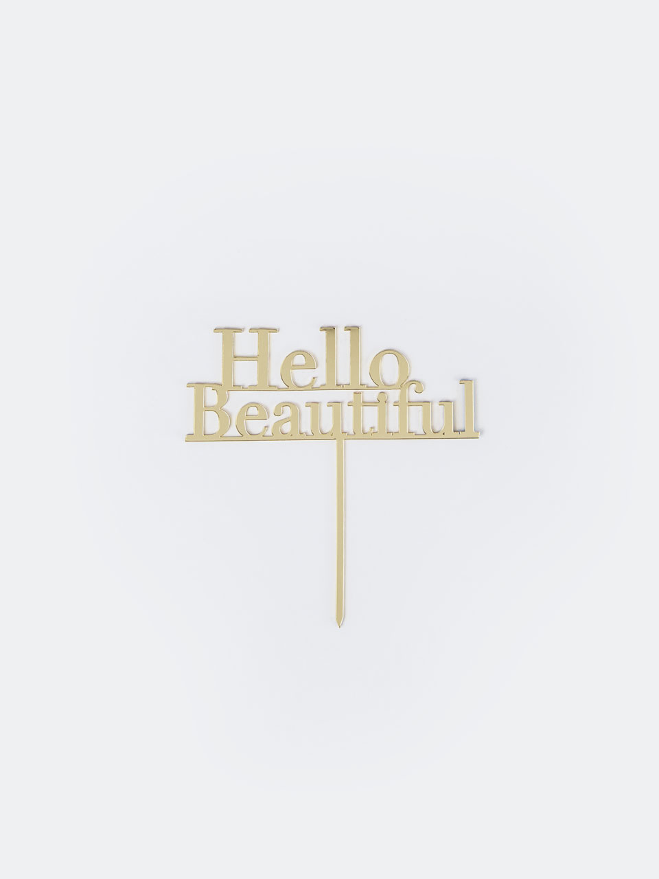 Cake Topper – Hello Beautiful