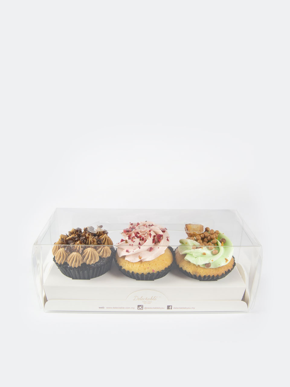 Box of 3 Cupcakes