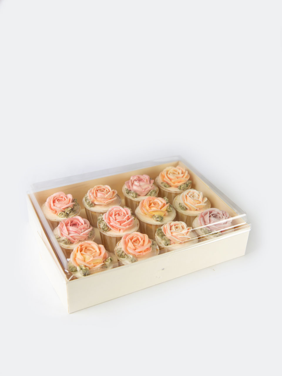 Mini Floral Cupcakes